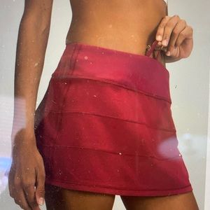 Lululemon Pace Rival Skirt Mulled Wine (Size 4 - Reg Length)